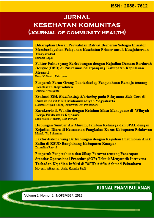 					Lihat Vol 2 No 3 (2013): Jurnal Kesehatan Komunitas
				